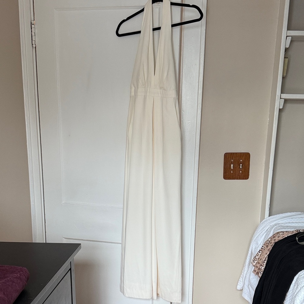 Jill Stuart Cream Jumpsuit